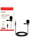 MC-R1 - Professional Lavalier Lapel Microphone Omnidirectional Condenser Mic for Mobile Recording Mic for YouTube Video Interview -Black - 3