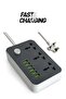 Power Strips Extension Cord with 3 Outlets and 6 USB Ports - 2M Bold Extension Cord