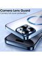 Magnetic Case for iPhone 15 Pro Max with Camera Lens Protector, Full Body Protective Slim Thin Case (Blue) - 6
