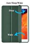 iPad 10.2-inch Case (9th/8th/7th Gen) with Pencil Holder - Slim TPU Trifold Stand - Dark Green - 3