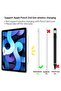 Clear Case for 10.9" iPad Air 5th Generation 2022 / iPad Air 4th Generation 2020, Support Apple Pencil 2nd Gen Charging, Slim Lightweight Silicon Back Cover for iPad Air 4/5 10.9 inch - 2
