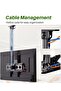 Ceiling TV Mount Bracket - Hanging TV Mount for 26-65 inch LED, LCD, OLED, Plasma TVs - 6