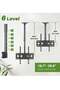 Ceiling TV Mount Bracket - Hanging TV Mount for 26-65 inch LED, LCD, OLED, Plasma TVs - 3