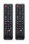 (Pack of 2) Universal TV Remotes for Smart TVs - No Setup, Long-Range, Fast Response