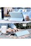 Smart Folio Soft TPU Protective Case Cover with Apple Pencil Holder for iPad 8th/7th Gen - Sky Blue - 4