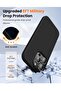 Premium Soft Liquid Silicone Case for iPhone 16 Pro – Silky and Soft Touch Series Full-Body Protective Bumper (Black) - 6