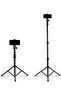 MT39 61inch Aluminum Extendable Cell Phone Tripod Stand with Selfie Stick Tripod and Phone Clip - 3