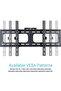 26"-75" Fixed TV Wall Mount Bracket, Universal Tilt TV Heavy Duty Adjustable Stand - 4