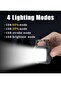 Rechargeable Flashlights, 4 Modes Mini Flashlight Keychain with Folding Bracket Bottle Opener and Magnetic Base - 3