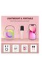 Karaoke Toys for Kids & Adults with 2 Microphones, Portable Karaoke Machine with LED Light and Voice Changing Effects, Gifts for Age 3-18 Kids - 2