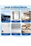 Electric Vacuum Magnetic Suction Phone Mount – 360° Rotating Magnetic Phone Holder, Foldable Smart - 6