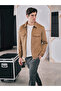 Esvab • Modern & Distinctive Slim Fit Shirt Roba Collar Suede Men's Jacket
