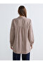 Striped Oversize Women's Shirt Tunic - 5