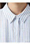 Striped Poplin Women's Shirt Tunic - 3