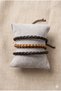 Leather Bracelet Set of 3