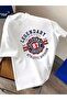 Unisex Legendary Printed Oversize Crew Neck T-Shirt