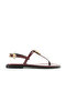 Maia Vega Stone Sandals - Burgundy - 2