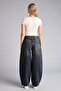 100% Cotton Barrel Fit High Waist Ankle Length Washed Jeans H0135Ax26Sp - 5