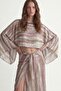 Pink Slit Skirt Pareo Set - 4