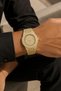 Stoned Iced Out Watch Gold Color - 3