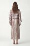 Pink Slit Skirt Pareo Set - 8