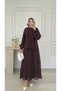 Molly Nelly Women's Button and Lace Voile Stylish Skirt Suit - 3