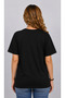 BASKILI BASIC T-SHIRT SİYAH RENK - 3