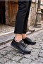 6380 Soft Rubber Laced Silicone Rubber Sole Genuine Leather Women's Shoes - 2