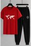 Unisex Oversize Shorts Set Short Sleeve T-Shirt Comfortable Fit Summer Casual Sports