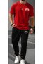 Unisex Oversize Shorts Set Short Sleeve T-Shirt Comfortable Fit Summer Casual Sports