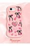 iPhone Se 2022 Compatible Case Camera Protector Pink Silicone Couple Phone Case Heart Pattern - 2