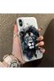 حافظة هاتف متوافقة مع هاتف iPhone XS Max مصنوعة من السيليكون وغطاء خلفي صلب بنمط الأسد - 3