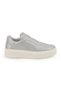 Women's Sneaker Silvery Patent Leather Thick Lightweight Eva Sole Laceless Slip-On Daily Stylish Sports Shoes Lz4508-1 - 2