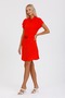 Yazlik Viscose Woven Thin Fabric Women's Dress with Belt - 5