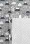 Gray Mountain Teddy Bear Children's Room Single Pique Set-Nordic Cloud 160X220 cm Quilted Bedspread - 7