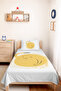 Cute Sun Yellow Children's Room Single Pique Set - Modern 160X220 cm Quilted Bedspread - 5