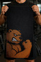 Mountain Bear 45X90 Gym Towel |   Cotton Printed Towel for Professional Athletes
