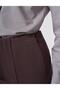 High Waist Spanish Flare Pants Dark Brown - 6