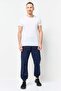 Men Sportswear Fit Training Track Pants, Navy - 2