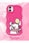 Samsung Galaxy A05 Compatible Case Camera Protector Red Silicone Couple Phone Case Cat Pattern - 2