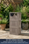 "Medium" Portable Organizer Box 30 Lt with Lid, Foldable, Stackable Multi-Purpose Storage Bin - 6