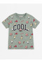 Boys’ Pajama Set – “COOL” Printed Tee & Shorts Set - 4