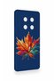 Honor Magic 7 Lite 5g Compatible Colorful Leaf Pattern Silicone Case - 3