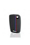 Volkswagen Compatible Polo Golf T-Roc T-Cross Passat Jetta Taigo Tiguan Silicone Strip Key Case Cover (Red Blue - 1 Piece) - 4