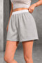 2-Pack Women's White Belted Seasonal Summer Comfortable Fit Casual Shorts/Bermuda - 3