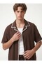 Stitched Detailed Shirt Shorts Set - 4
