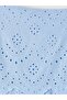 Soulife Blue High Waist Brode Flared Skirt - 2