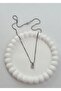 Vip Design Zircon Stone N Letter Xp Silver Color Necklace - 4