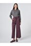 High Waist Wide Leg Pants Cocoa Powder