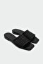 Ciffy Knitted Detailed Flat Women's Black Slippers